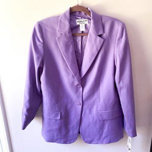NWT Vintage Pendleton 100% Virgin Wool Lavender Blazer
